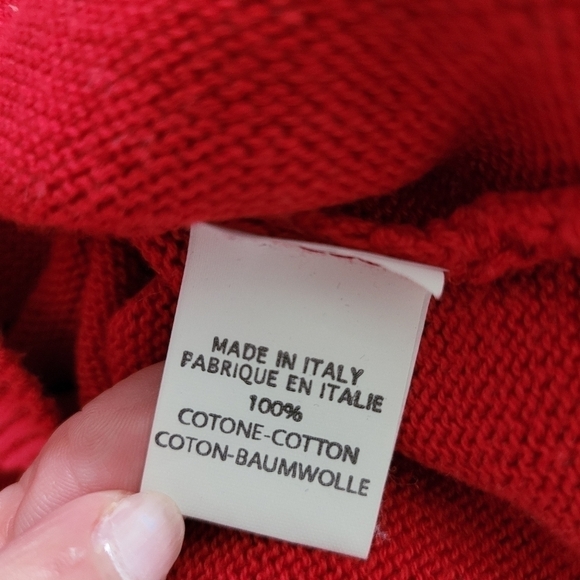 Brandy Melville red white and blue colorblock sweater - Picture 7 of 7